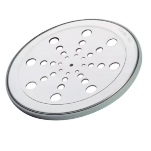 Grelha Redonda 15x15 Aço Inox Sem Fecho com Moldura - Jackwal