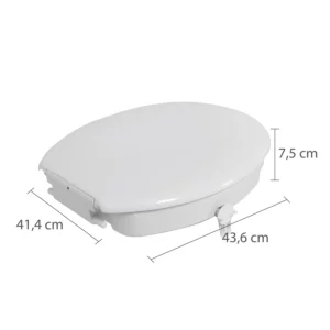 Assento Sanitário Elevado 7,5cm Convencional - Astra - Imagem 2