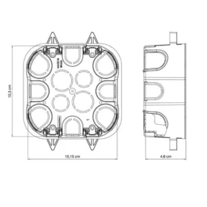 Caixa Embutir Drywall 4x4 - Tramontina - Imagem 3