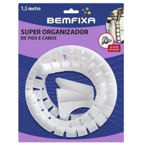 Organizador para Fios e Cabos 16mm 1,5 Metros - Bemfixa - Imagem 4