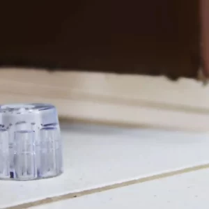 Batedor para Porta Chato Transparente - Bemfixa - Imagem 3