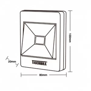 Mini Luminária Portátil  Led 3w - Taschibra - Imagem 3