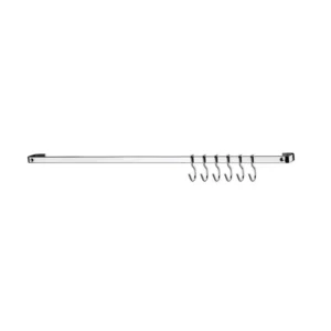 Barra de Piatina 60cm com 6 Ganchos  2412 - Future - Imagem 3