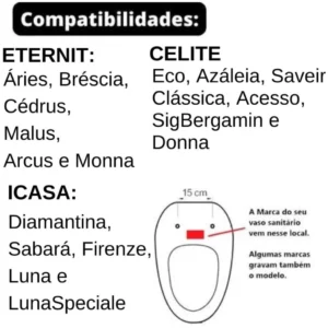 Assento Sanitário Almofadado Branco - Herc - Imagem 3