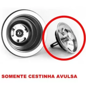 Cestinha Avulsa 3 1/2" com Puxador Metálico Padova - Imagem 3