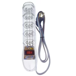 Filtro de Linha Slim Plus 5 Tomadas com Dps Plug 90° Forceline - Imagem 3