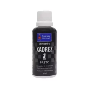 Corante Líquido Xadrez 50ml Preto
