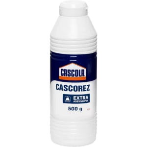 Cascola Cascorez Extra, Cola Branca Extra Forte de Fácil Aplicação, Cola de Pva com Secagem Transparente, Cascorez Extra para Colagens de Alto Desempenho, 500g
