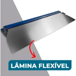 Desempenadeira Inox Pro 40cm 675 40 Roma Lâmina Flexível Massa Corrida - Imagem 3