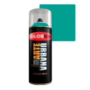 Spray Arte Urbana 400ml Verde Mata 911 - Imagem 1