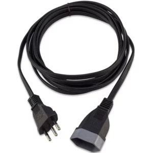 Cordão Prolongador Tripolar 10a Bivolt com 5 Metros Preto - Imagem 2