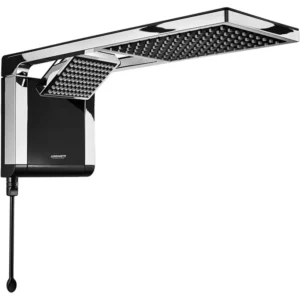 Chuveiro Ducha Acqua Duo Eletrônica Black Cromada 220v 7800w Lorenzetti