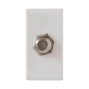 Tomada Tv Sat Coaxial Direta Branco