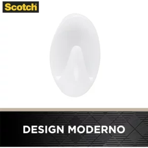 Scotch, 3m, Gancho Adesivo, Fixação Permanente, Sem Furos, Branco, 1 Unidade - Imagem 5