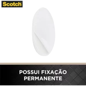 Scotch, 3m, Gancho Adesivo, Fixação Permanente, Sem Furos, Branco, 1 Unidade - Imagem 6