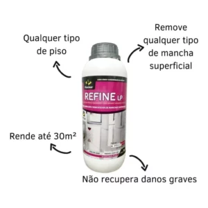 Refine Lp - Limpador e Revitalizador de Porcelanatos - 1 Litro - Pìsoclean - Imagem 4