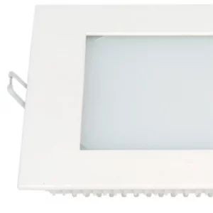 Painel Led de Embutir Quadrado Lux 18w Autovolt Branco 22cm 6500k Luz Branca - Imagem 2