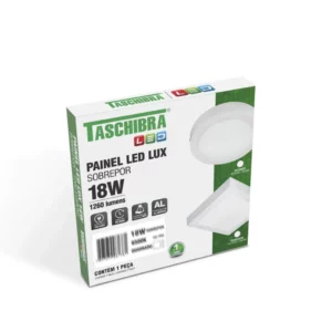 Painel Led 18w Lux Quadrado Sobrepor 3000k - Imagem 7