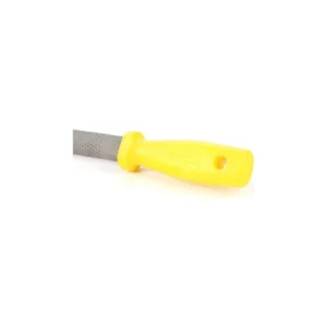 Tramontina 41710310, Grosa Meia Cana 10, Corpo em Aço Especial, Cabo Injetado, Denteado Tipo Bastardo Simples, Amarelo - Imagem 3