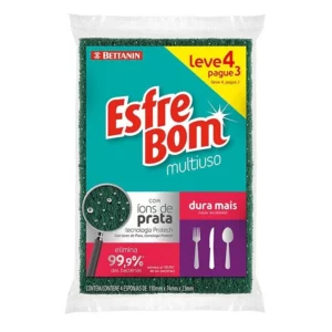 Caixa Esponja Multiuso Display Leve 4 Pague 3